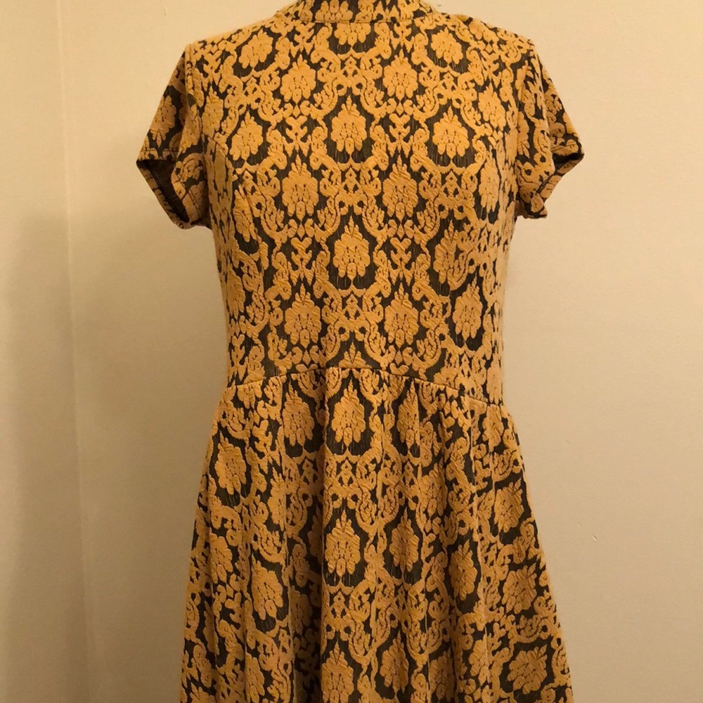 Xhiliration Dress. Size M. Black and Gold